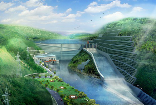 红河老挝南塔河1号水电站项目